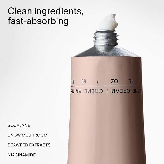 Salt & Stone Hand Cream for Women & Men | Saffron & Cedar | Hydrates, Nourishes & Softens Skin | Restores Dry Cracked Hands | Fast-Absorbing | Cruelty-Free & Vegan (2 fl oz)-Velvo Beauty