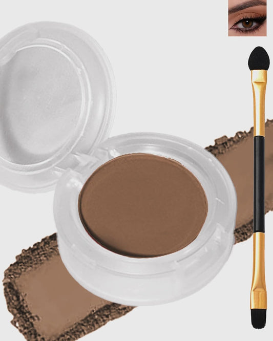 Single Matte Eyeshadow,Brown Eye Shadow Palette Makeup for Older Women, High Pigment Waterproof Nude Pressed Eye Shadows Brow Powder with Smooth Lightweight Powde,Blendable for Daily Eye Look-224-Velvo Beauty