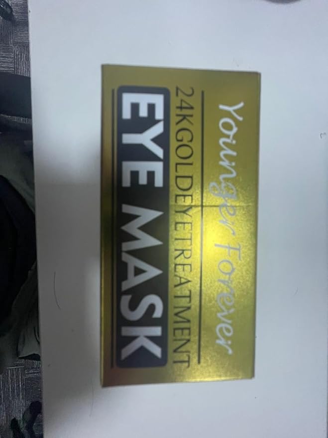 Under Eye Mask, 24 Gold Hydrating Eye Patches, Amino Acid & Collagen Eye Masks For Dark Circles And Puffiness, Women And Man Eye Bags Treatment For Face Care, Under Eye Wrinkle Patches For Skin Care-Velvo Beauty