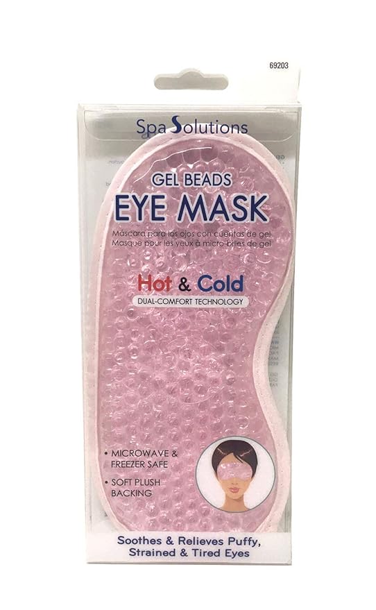 Cala Pink gel beads eye mask-Velvo Beauty