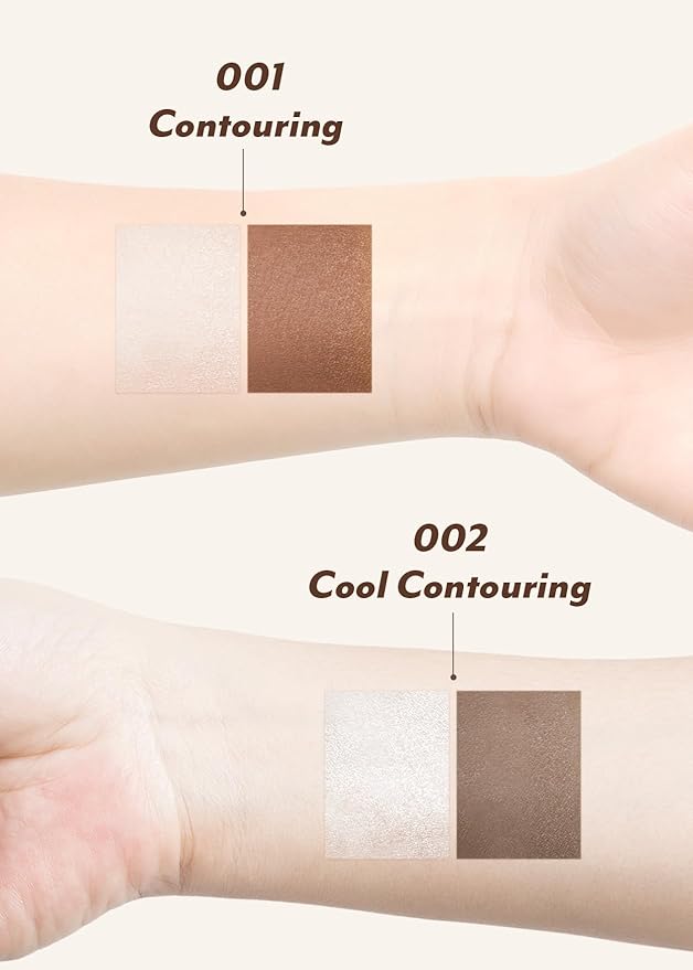 I'M MEME I'm Multi Stick Dual | Two Shade Shading and Highlighting Matte Finish | Suitable for Beginners Portable Size | 002 Cool Contouring-Velvo Beauty