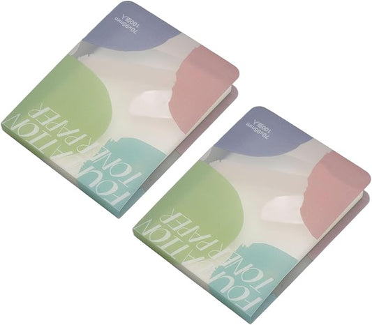 200 Sheets Nail Art Cosmetic Palette Paper Disposable Nail Art Palette Paper Mix Colors for Daily Use-Velvo Beauty