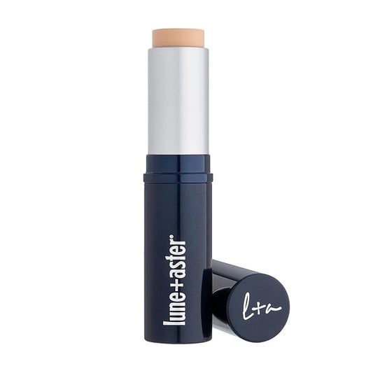Lune+Aster Dawn to Dusk Foundation Stick - Medium - A cream foundation stick infused with good-for-you ingredients that delivers long-lasting, undetectable coverage for a flawless complexion-Velvo Beauty