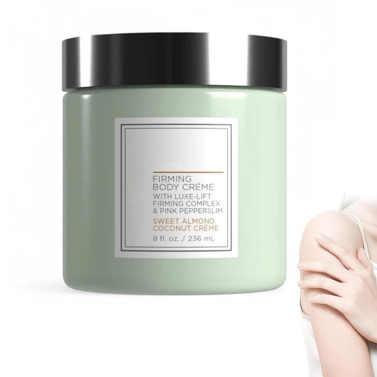 Champagne Lift Body Creme,lift firming body creme, with Luxe-Lift Firming Complex & Pink Pepperslim,Deep Hydration & Smoothing, Hydrates Dry Skin Arms & Legs(Sweet Almond Coconut)-Velvo Beauty