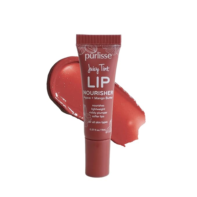 Purlisse Juicy Tint Lip Nourisher - Tinted Lip Moisturizer (Nude Shine)-Velvo Beauty