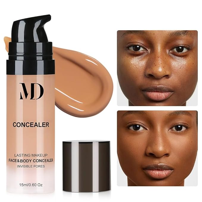 Liquid Primer Set Matte Liquid Full Coverage Oil Control Breathable Invisible Cover Concealer Primer with Face Primer, Makeup Sponge-Velvo Beauty