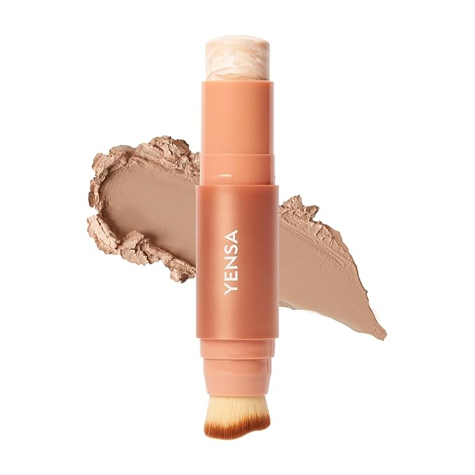 YENSA Super Serum Silk Foundation Stick - Full Coverage Foundation, Contour, Concealer, Bronzer All-In-One 100 mL / 3.5 oz (Fair 1)-Velvo Beauty