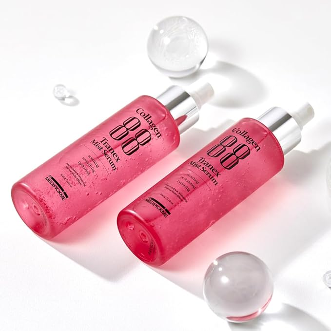 Collagen Double Eight Facial Mist Serum 100ml – Hydrating Face Mist & Makeup Setting Spray with Deep Collagen Barrier Protection for Long-Lasting Moisture & Radiant Skin-Velvo Beauty