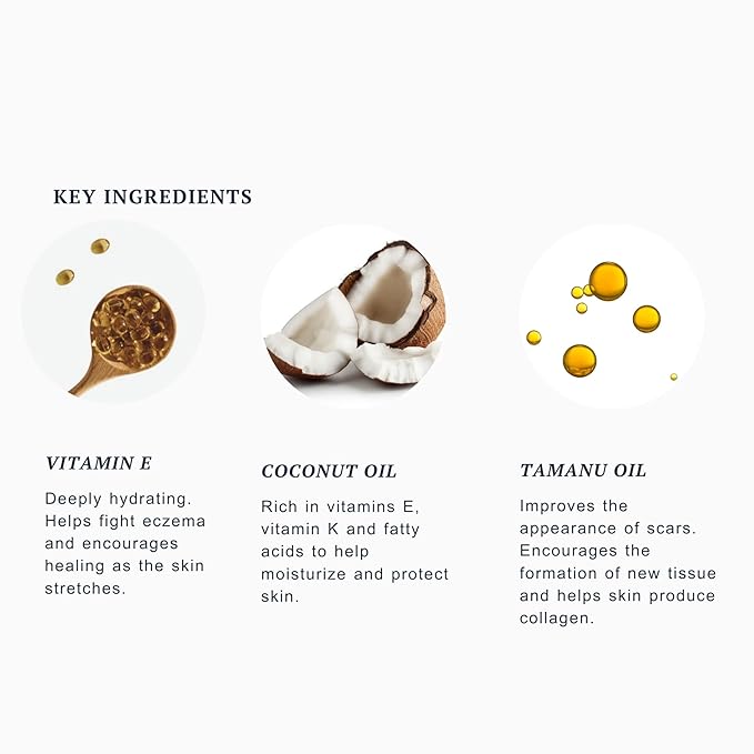 Promise Stretch Mark Prevention Bump Oil, Defense + Repair, Clean Pregnancy Skincare, Non-Toxic, Pregnancy Belly Oil, Vegan, Fast Drying-Velvo Beauty