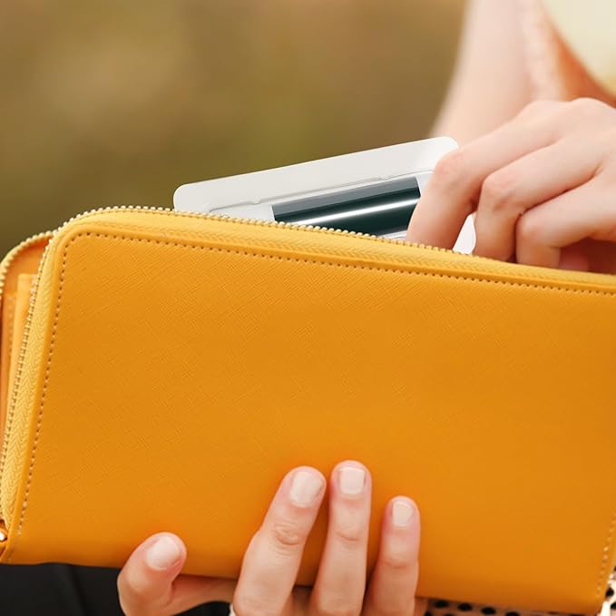 VILLCASE Lip Balm Pouches, 40pcs Plastic Lipstick Money Holder Clear Dome Lip Chap-Stick Money Cash Pounches, Lip Balm Cover for Gift Card DIY Crafts, Not Include Tape-Velvo Beauty