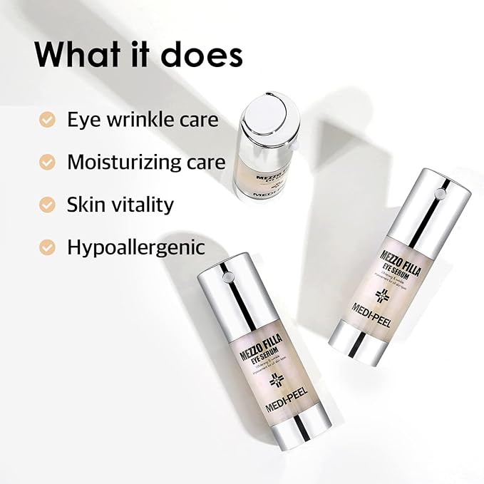 [Medi-Peel] Mezzo Filla Eye Serum 1.01 fl oz / 30ml | Anti-Wrinkle Serum For Eyes, Anti-Aging, Hydrating | Korean Skincare, For All Skin Types-Velvo Beauty