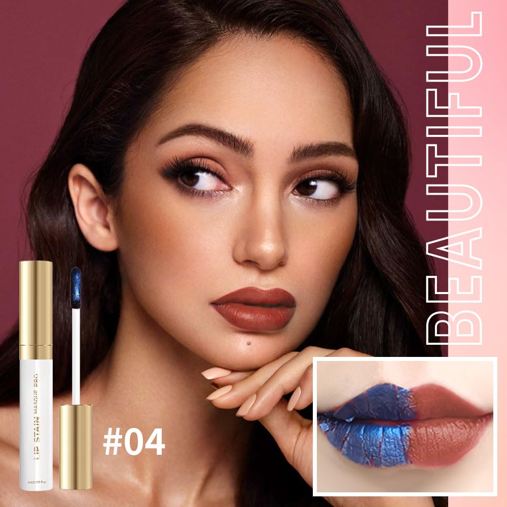 Lip Stain Peel Off – Long Lasting Waterproof Lip Tint, Smudge Proof Transfer Resistant Lip Stains Tattoo,High Pigment Matte Lip Color, Kiss Proof Peel Off Lip Stain Masque,All-Day Stay Lip Makeup 04#-Velvo Beauty
