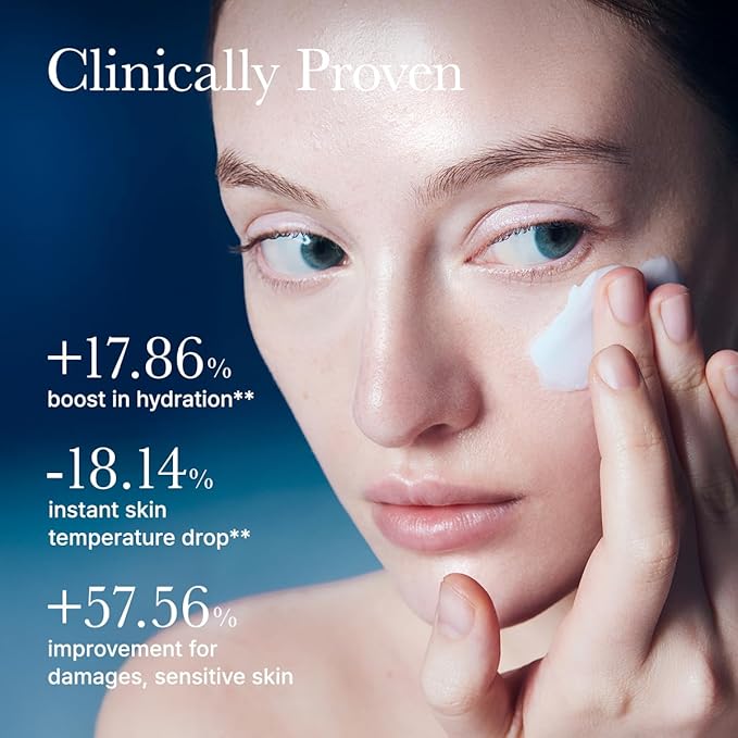 Deep Water Surge Soothing Cream, 2.70 fl oz, with Hyaluronic Acid, Cica PDRN and Ceramide-Velvo Beauty