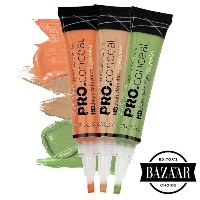 L.A. Girl Pro Concealer, Toffee, 0.28 Oz (LAX-GC984-B)-Velvo Beauty