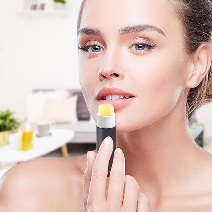 15 Pcs 0.3 oz Paperboard Lip Balm Tubes,Empty Kraft Paper Chapstick Tube Holder,Push-Up Style Biodegradable Solid Perfume Lip Gloss Container for DIY Homemade Balm Container,Natural Packaging- Black-Velvo Beauty