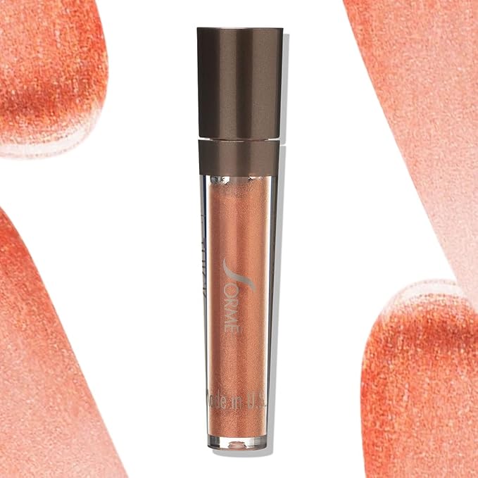 SORME Treatment Cosmetics LipThick gloss | Plumping Lip Gloss for Shiny and Fuller Looking Lips with Maxi-Lip Peptides | Unveil Shade-Velvo Beauty