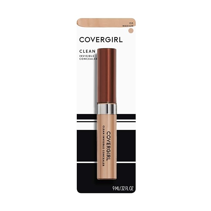 COVERGIRL Clean Invisible Lightweight Concealer Medium, .32 oz (packaging may vary)-Velvo Beauty