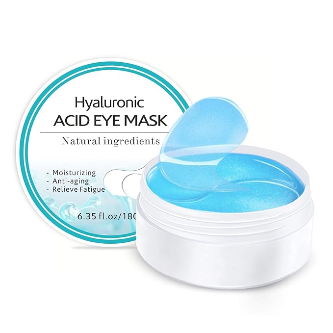 Under Eye Patches, Hyaluronic Acid Eye Mask Moisturizing, 60PCS Eye Gel Pads With Collagen Eye Treatment for Reducing Dark Circles, Wrinkles Anti-Aging, Fine Lines Eye Bags Puffiness Women Men-Velvo Beauty