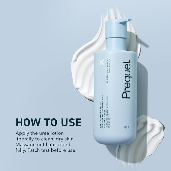 Skin Urea Advanced Relief Moisturizing Milk, 10% Urea Lotion for Face and Body, Unscented, Hydrating Cream for Extremely Dry Skin, Soothing for Sensitive Skin - 6.75 fluid ounce (Pack of 2)-Velvo Beauty