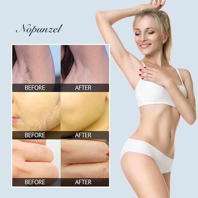 Hair Removal Cream for Women, Men - Bikini, Intimate Areas - Painless Depilatory for Body, Legs, Arms, Underarms, Private Areas - 120g-Velvo Beauty