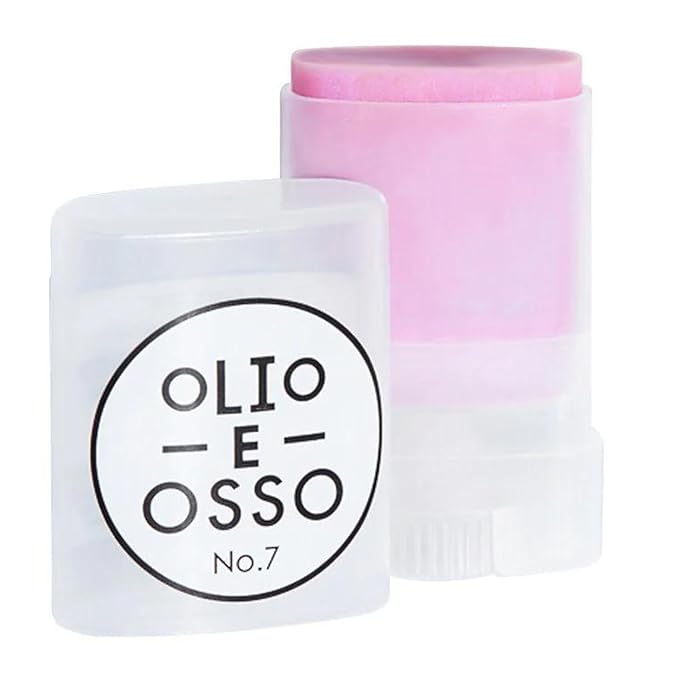 Olio E Osso - Natural Lip + Cheek Balm | Natural, Non-Toxic, Clean Beauty (No. 7 Blush Shimmer, 0.35 oz | 10 g)-Velvo Beauty