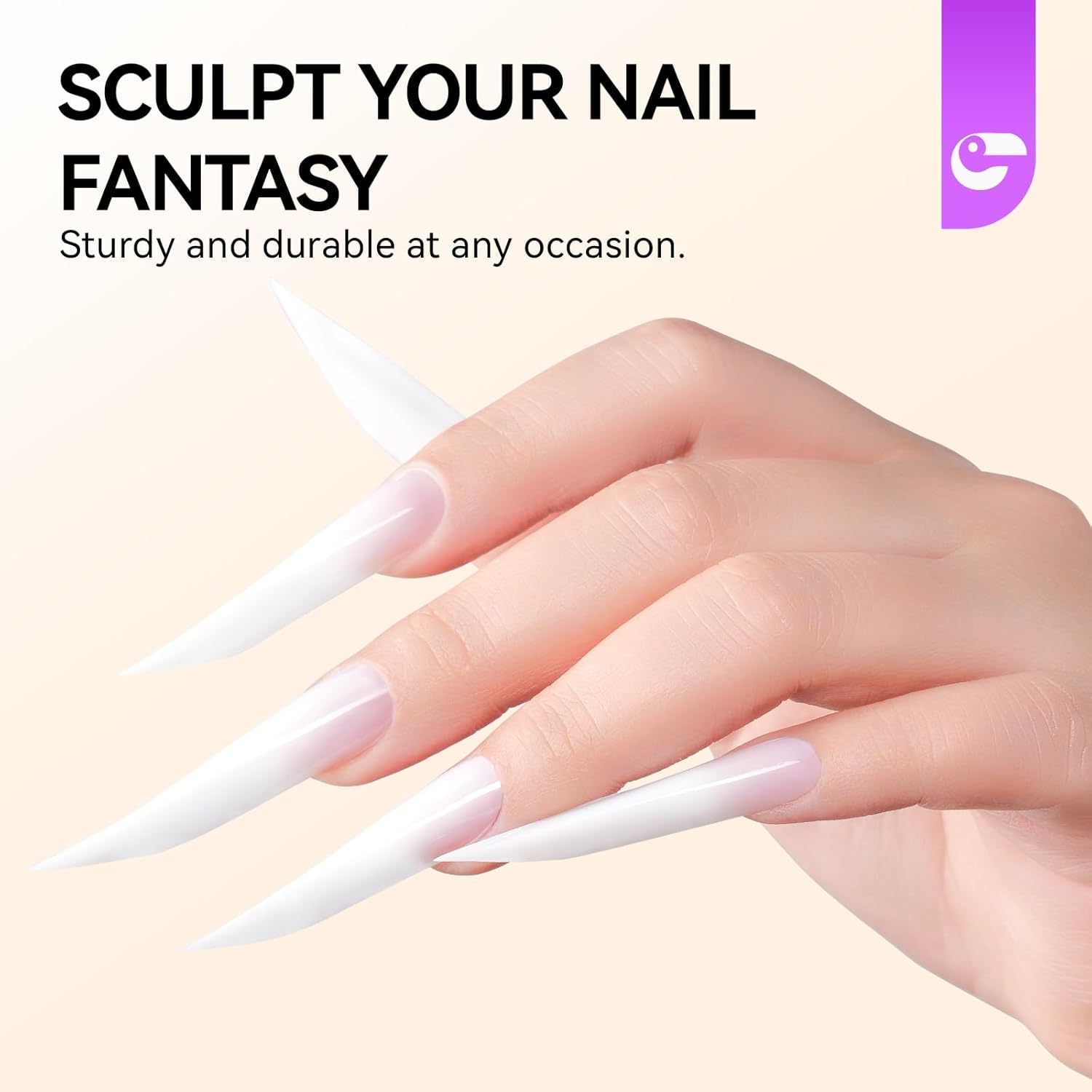 Gelike EC Dual Forms for Extension: 96 Pcs Color Nail Form, 4 Style 12 Size Nail Forms For Builder, Half Matte Gel Forms For Manicure Art Design Salon Diy-Velvo Beauty