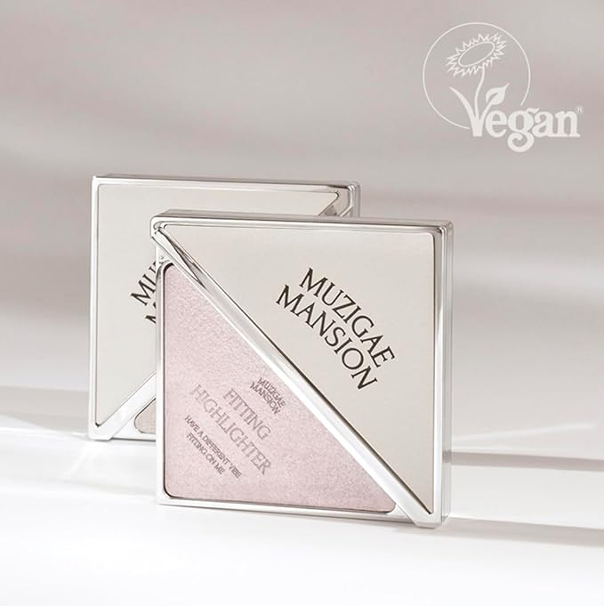 MUZIGAE MANSION FITTING HIGHLIGHTER Vegan Powder Lightweight, Smooth, Blendable, Face Enhancing Makeup Color (Goergeous)-Velvo Beauty