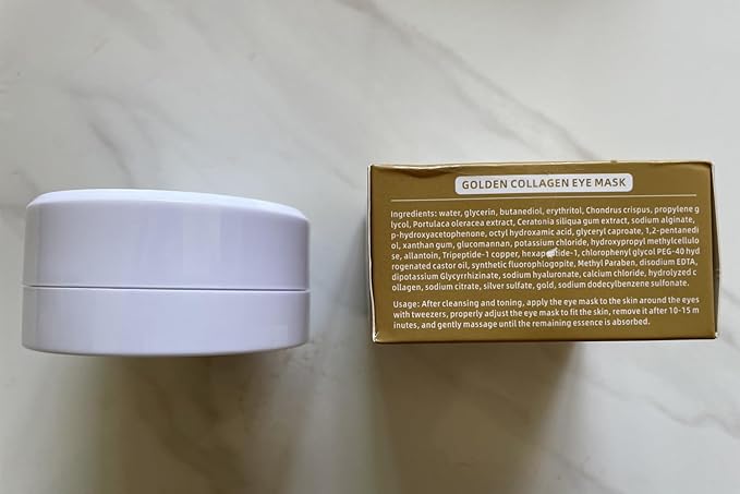 24K Gold Under Eye Masks, Eye Masks for Dark Circles, Anti Wrinkle Under Eye Gel Pads, Eye Mask for Puffy Eyes, Skincare | 60 Pieces/30 Pairs-Velvo Beauty