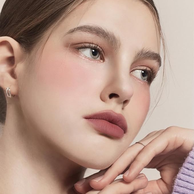 Dasique Blending Mood Cheek #05 Violet Knit l Vegan, Cruelty-Free l 4 Blendable Shades in Lightweight, Long-lasting, Smooth Powder-Velvo Beauty