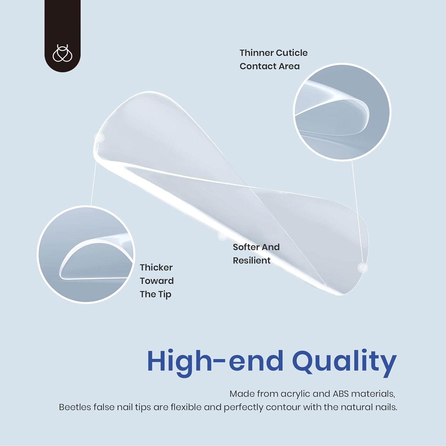 Beetles Gel Nail Kit Easy Extension Set, 240 PCS Long Square Gel Nail Tips Full Cover With 5 In 1 Nail Glue Base Gel and Innovative Uv Led Lamp Easy DIY Gift for Women-Velvo Beauty