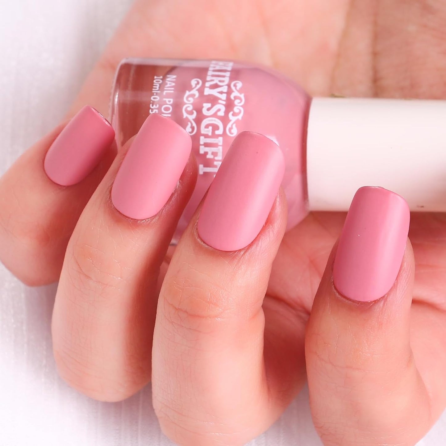 Major Dijit Matte Nail Polish Air Dry Nail Art Varnish (Cherry Pink, 10 ML)-Velvo Beauty