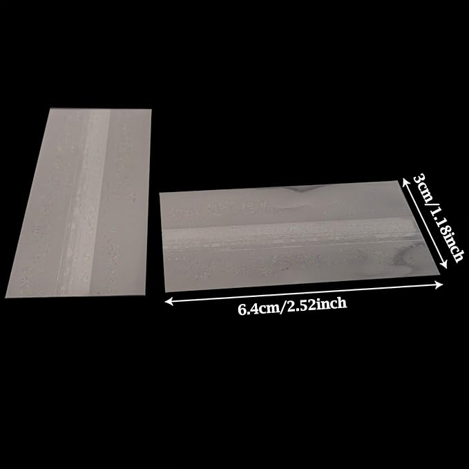 Honbay 200PCS Clear PVC Heat Shrink Wrap Bands for Lip Balm Tubes Chapstick Lip Balm-Velvo Beauty