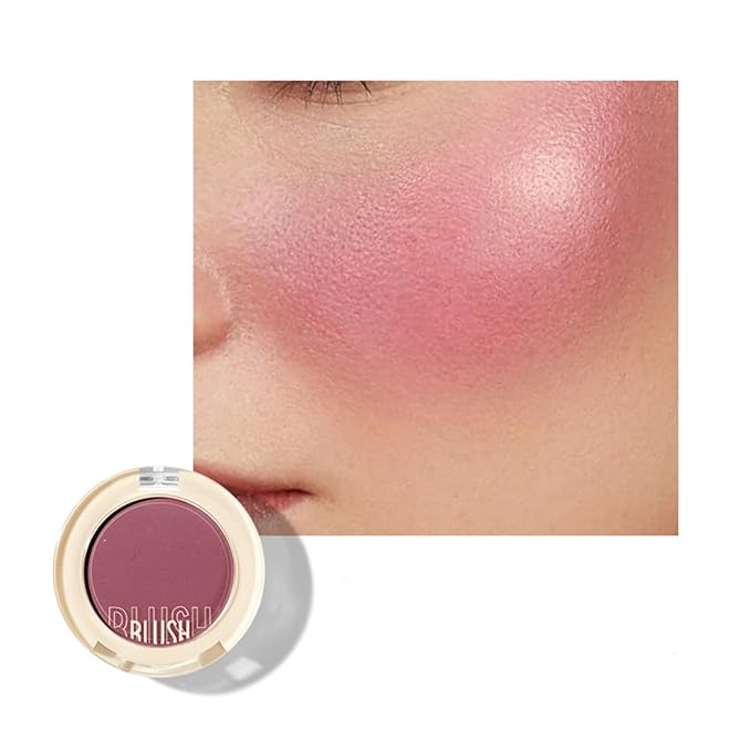 Shiny Blush 12 Color Cream High-Pigmented Buildable Face Blush Long-Lasting Natural Look Face Blush for Cheeks (Color 12)-Velvo Beauty