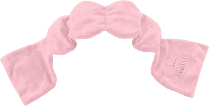 Nodpod Gentle Pressure Sleep Mask | Patented Light Blocking Design for Sleeping, Traveling & Relaxation - Blush Pink-Velvo Beauty