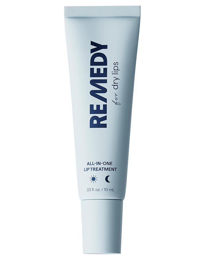 Remedy for Dry Lips - Hydrating and Healing Lip Balm Ointment with Ceramides, Peptides, and Dimethicone - Repairs Dry, Cracked Lips - By Dermatologist Dr. Shah-Velvo Beauty