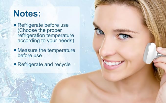 2 Pack Ice Roller for Face and Eyes, Facial Roller Device for Women, Ice Wand for Different Skin-Velvo Beauty