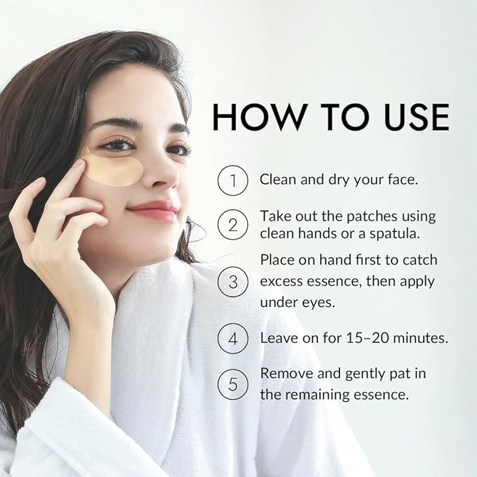 MIZON 24K Gold and Snail Mucin Hydrogel Under Eye Patches for Puffy Eyes Dark Circles Moisturizing Fine Lines Korean Skincare Pack of (Pack of 2, 120 Pairs)-Velvo Beauty