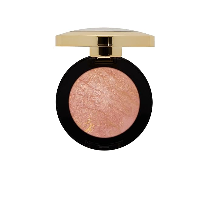 Milani Baked Blush, Powder Blush for Cheeks, Cruelty Free Makeup - Shape, Contour & Highlight Face for a Shimmery or Matte Finish - Berry Amore-Velvo Beauty