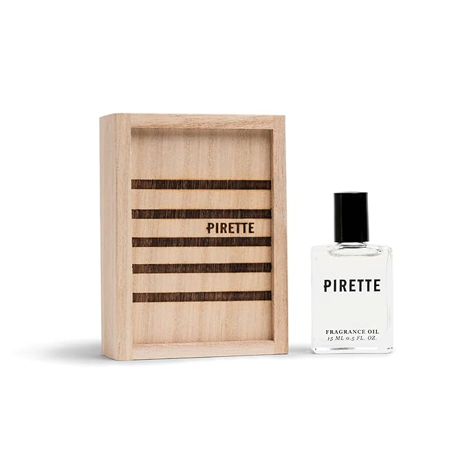 PIRETTE Fragrance Oil Roll On, Beach-Inspired, Long Lasting Perfume Oil with Notes of Fresh Green Coconut, Surf Wax & Sunscreen, Daily Rollerball Perfume for Women, 0.5 fl oz-Velvo Beauty