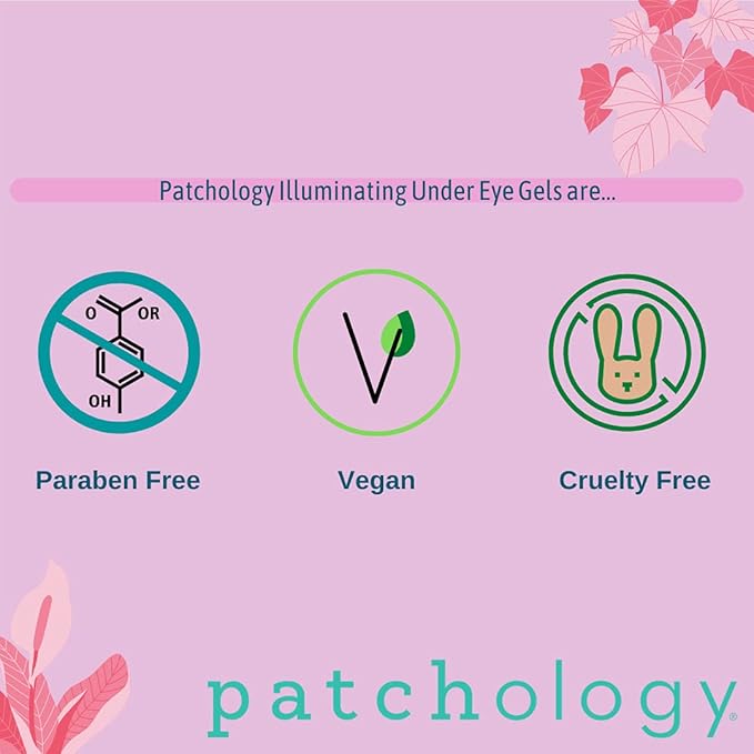 Patchology Eye Masks, Illuminating Under Eye Patches for Dark Circles (15 Pair) Brightening Eye Mask, Vitamin C Serum Eye Bags Treatment for Men and Women, Cooling Gel Pads-Velvo Beauty