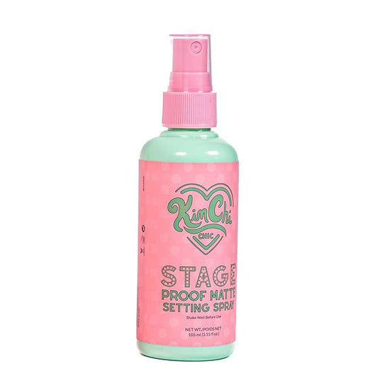 Kimchi Chic Beauty Stage Proof Matte Setting Spray, Makeup Finishing Mist and Fixative for All Skin Types, 3.55 fl oz-Velvo Beauty