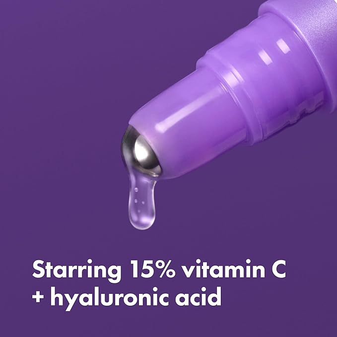 Hero Cosmetics Dark Spot Correct Spot-Fading 15% Vitamin C plus Hyaluronic Acid Serum. Improves the Look of Post Blemish Marks in 7 Days. Twist Applicator and Rollerball Tip for Easy Application. 10mL-Velvo Beauty