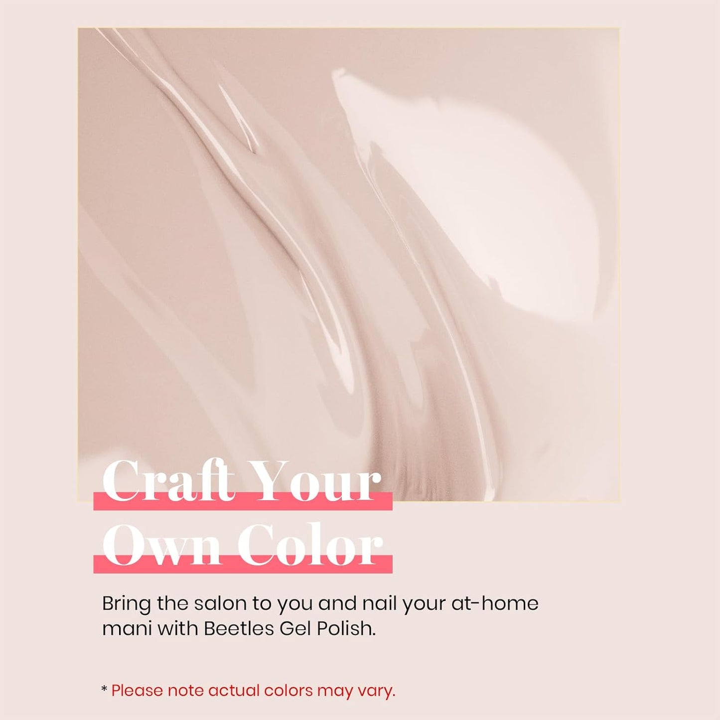 Beetles Grey Gel Nail Polish, Stone Beige Brown Cream Color 15ml Gel Polish Soak Off Uv LED Lamp Cured Nail Art Manicure Salon DIY Design Decoration Home Gift for Women-Velvo Beauty