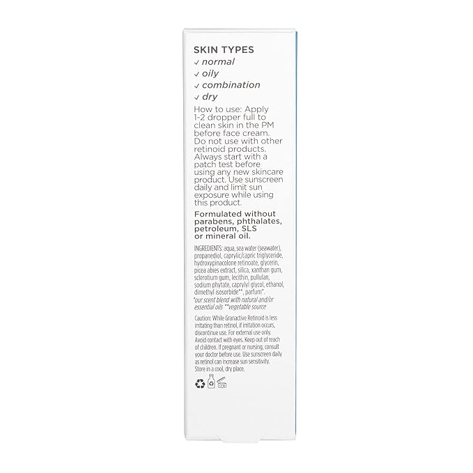 Pacifica Clean Shot Granactive Retinoid 5 Percent In Seawater Unisex, 0.8 Oz-Velvo Beauty