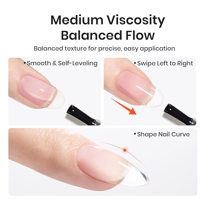 Beetles Builder Gel for Nails,0.51 OZ 7 in 1 Nude Jelly Builder Nail Gel Color for Building Apex & Nail Extension Strengthen Thin Nails Salon DIY Manicure Nail Art for Women-Velvo Beauty