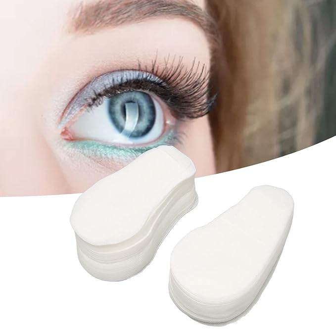 400pcs Disposable Eye Mask Paper, Moisturizing Pure Cotton DIY Sheet for Under Eye Dark Circles, Irritating DIY Eye Supplies-Velvo Beauty
