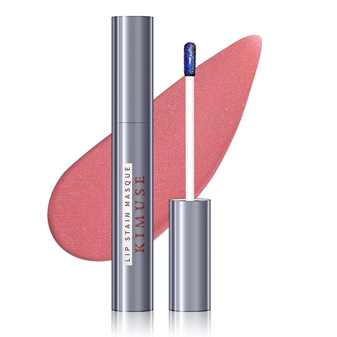 KIMUSE Lip Stain Masque: Peel Off Lip Stain Long Lasting Waterproof 12HR Transfer Proof & Hydrating Tint, Instant Lip Color With Natural Matte Effects, Vegan & Easy To Use-Velvo Beauty