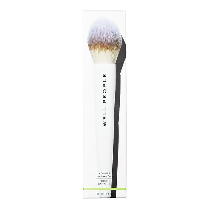Well People Powder Complexion Brush, Soft & Fluffy Face Makeup Brush For Evenly Applying Loose Powder, Great For Large Areas, Cruelty-free Bristles-Velvo Beauty