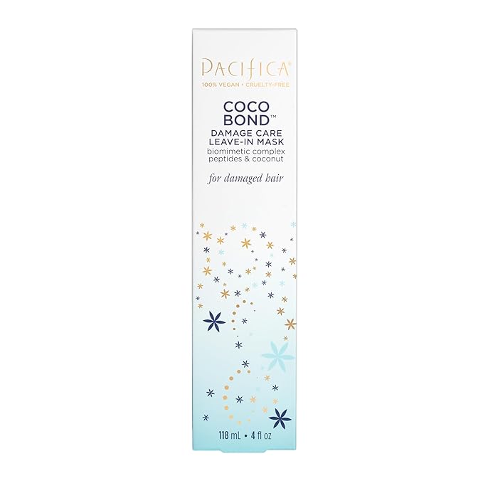 PACIFICA Beauty, Coco Bond Damage Care Leave-In Repair Mask Treatment, Dry & Damaged Hair from Bleach, Color, Chemical Services, Chlorine, & Heat, Coconut, Vegan-Velvo Beauty