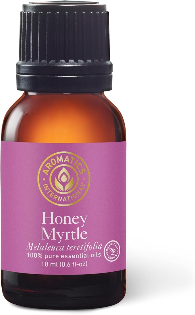Aromatics International Premium Organic Honey Myrtle Essential Oil 18ml | 100% Pure Essential Oil for Diffusion & Aromatherapy-Velvo Beauty